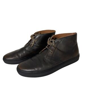 Frye Astor Chukka Boots Brown Leather High Top Casual Sneakers Men’s Size 10